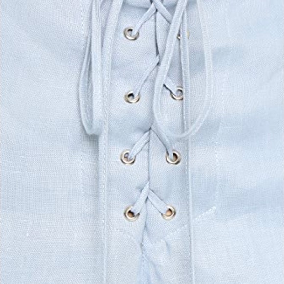 Matin lace up linen shorts - Picture 4 of 6